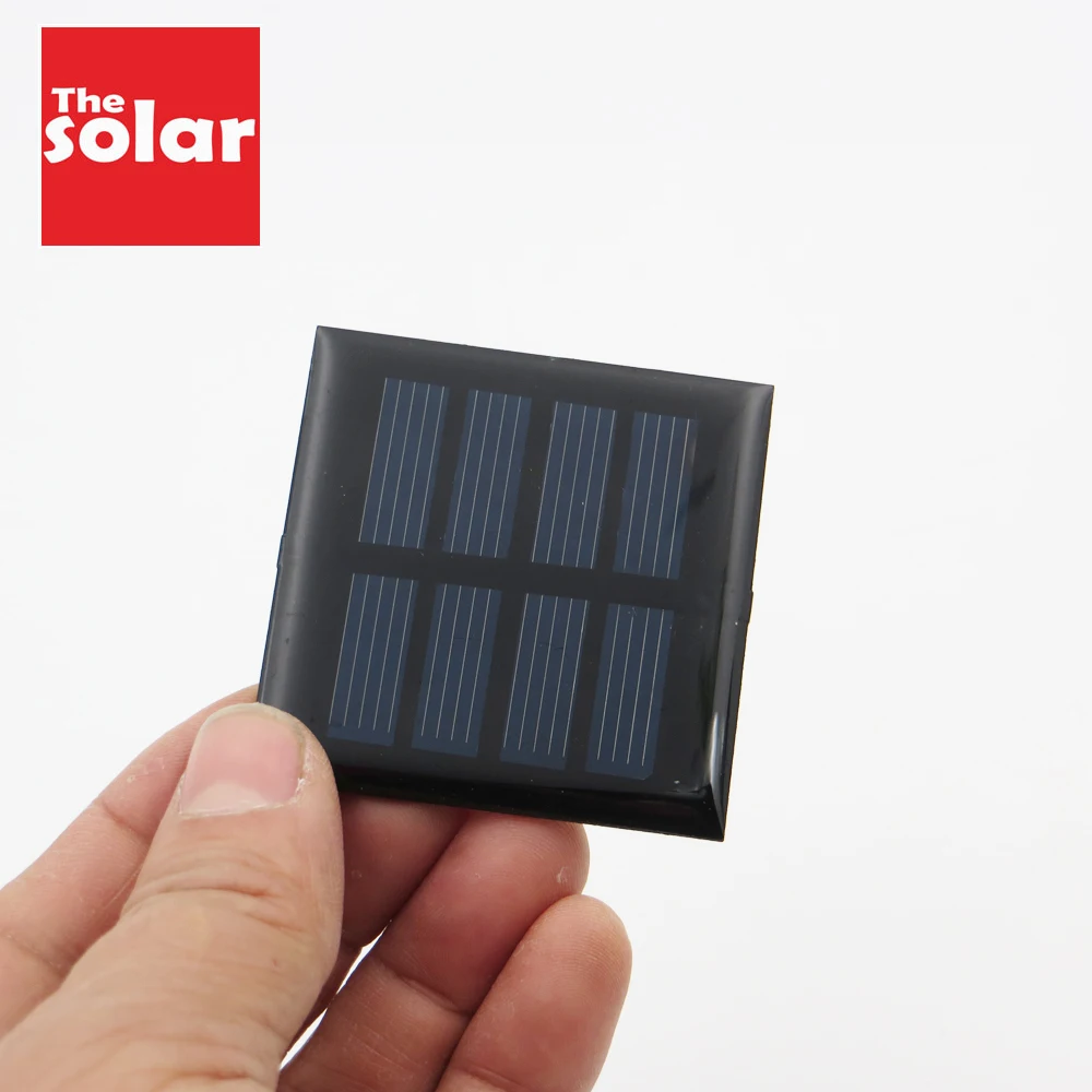 2V dc солнечная панель стандартная эпоксидная смола 100mA 0 2 W поликристаллический