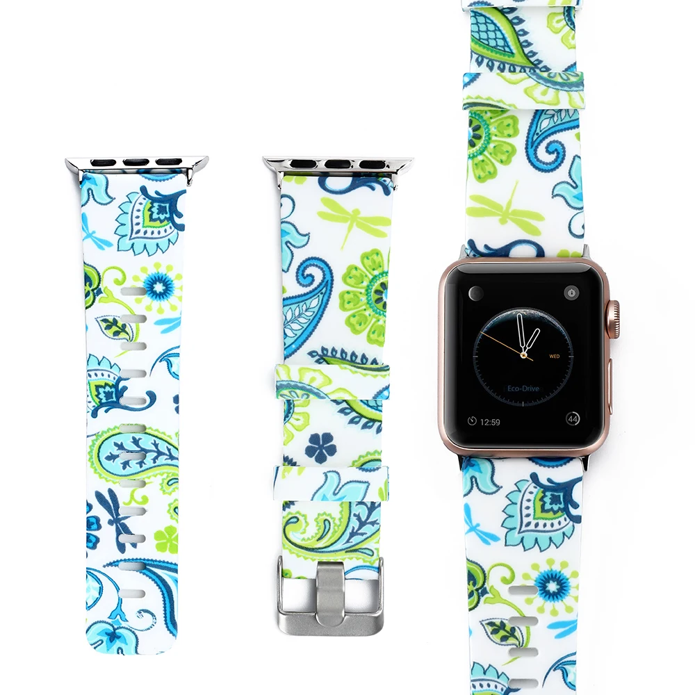 Мягкий ремешок Joyozy для Apple Watch Band 38 мм 42 спортивный iWatch|Ремешки часов| |
