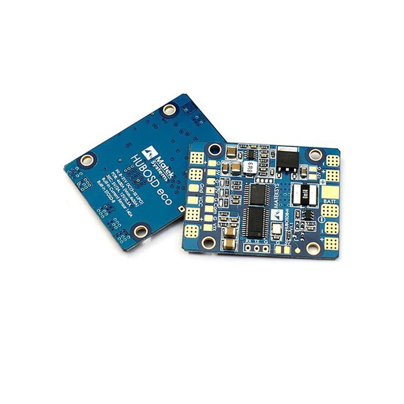 Matek HUBOSD eco H распределительный блок питания OSD PDB Датчик тока W/BEC 5V & 12V для
