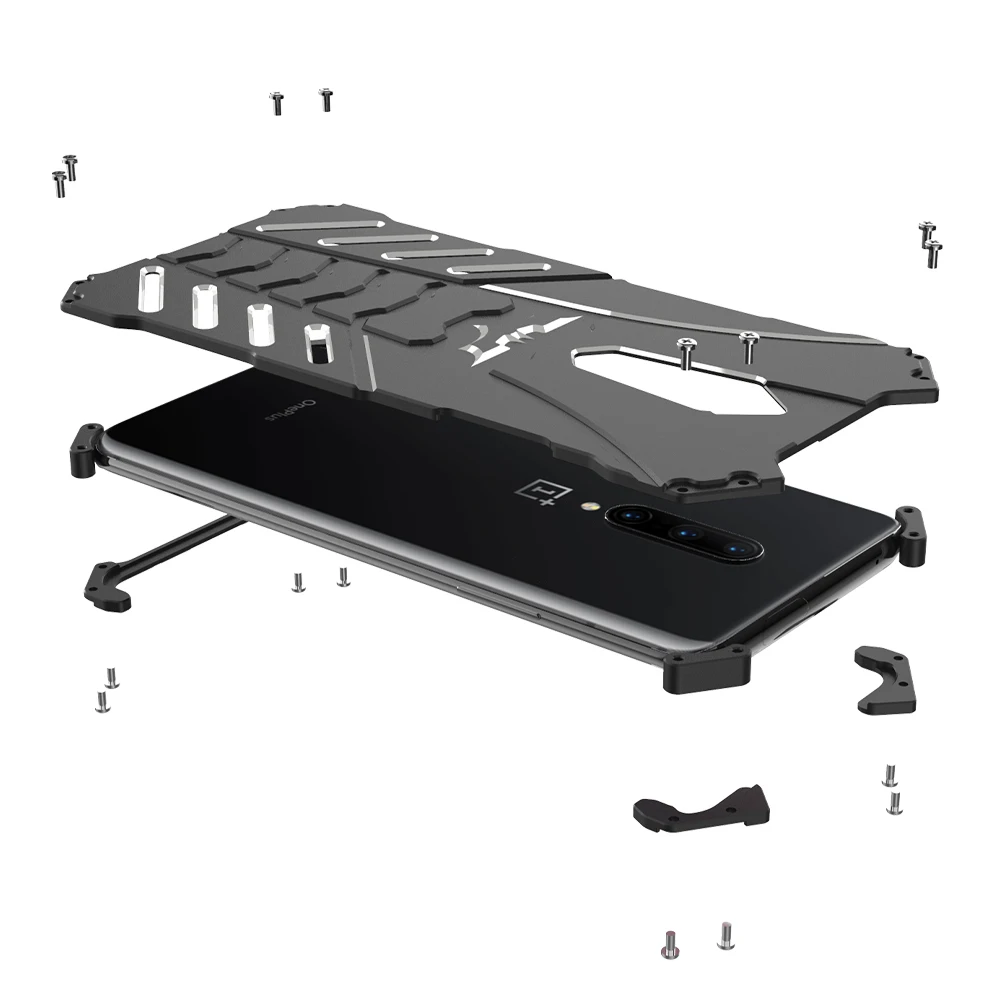 Алюминиевый бронированный чехол с Бэтменом для Oneplus 7T Pro Oneplus 7 Pro Oneplus 6T 6 Чехол с Железным человеком защитный чехол для телефона