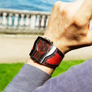 Oulm часы топового бренда роскошные военные кварцевые часы уникальные несколько часовых поясов кожаный ремешок мужские наручные часы Relogio Masculino