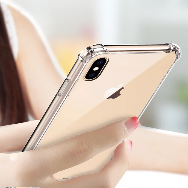 Shockproof Clear Soft Phone Case On the for iPhone X XS Max XR 6 s 6S 7 8 Plus 5 5S 11 Pro Silicone Luxury Cases Back Cover |