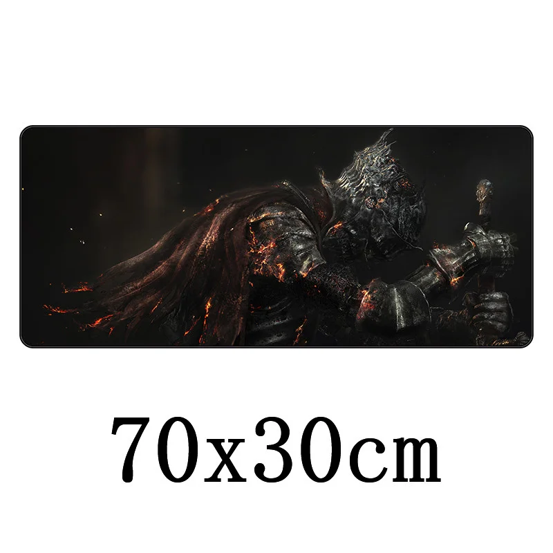 FFFAS 70x30 см большой игровой модный коврик для мыши коврик в темном стиле Фэнтези игровой коврик для мыши огненная игра мягкий коврик Декор для планшета ПК ноутбука
