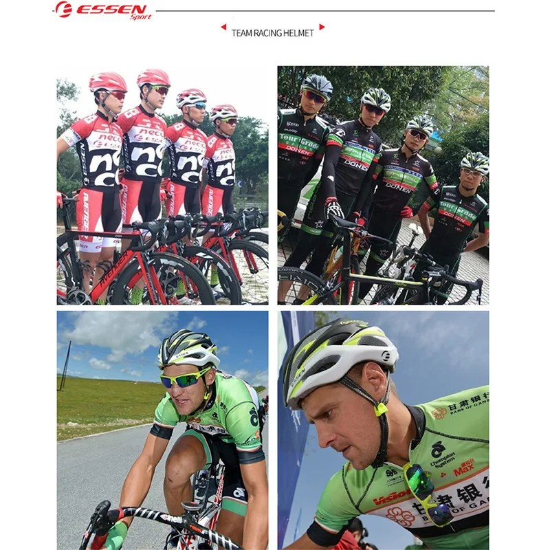 ESSEN Мужские взрослые велосипедные шлемы PC + EPS в формованном велосипеде дорога MTB