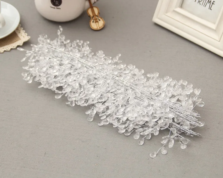 DIY длинная водяная капля 15 вилок акриловые бусины свадебные аксессуары ручной