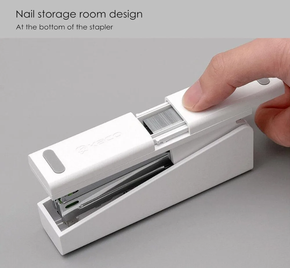 Степлер xiaomi Mijia Kaco LEMO 24/6 26/6 с 100 скобами для бумажного офиса и школы для xiaomi smart Home kit