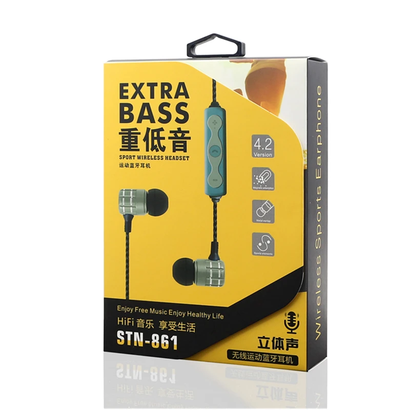 TOPROAD Bluetooth наушники беспроводные стерео с микрофоном Handfree Smart 4 2 в ухо fone de ouvido для