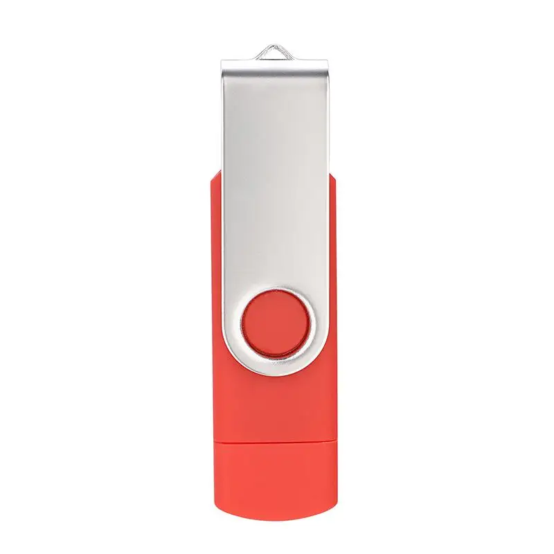 Red Флеш-накопитель OTG Usb 8 ГБ 16 ГБ 32 ГБ 64 Гб 128 Гб Память usb-накопитель 4 ГБ USB 2,0 для смартфона - Цвет: Red