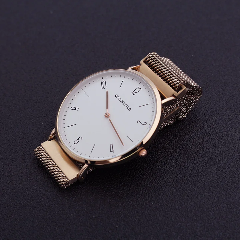 Япония кварцевые роскошные мужские минималистичные часы женские ультра тонкие