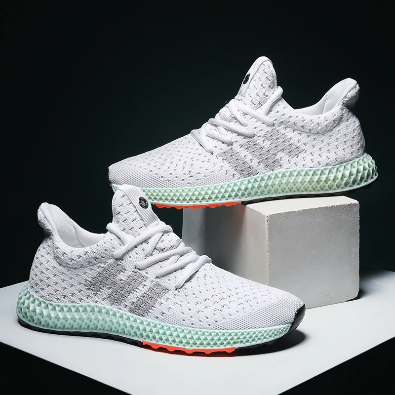 Дышащая обувь для бега Удобная мужская спортивная Модная новая прогулочная