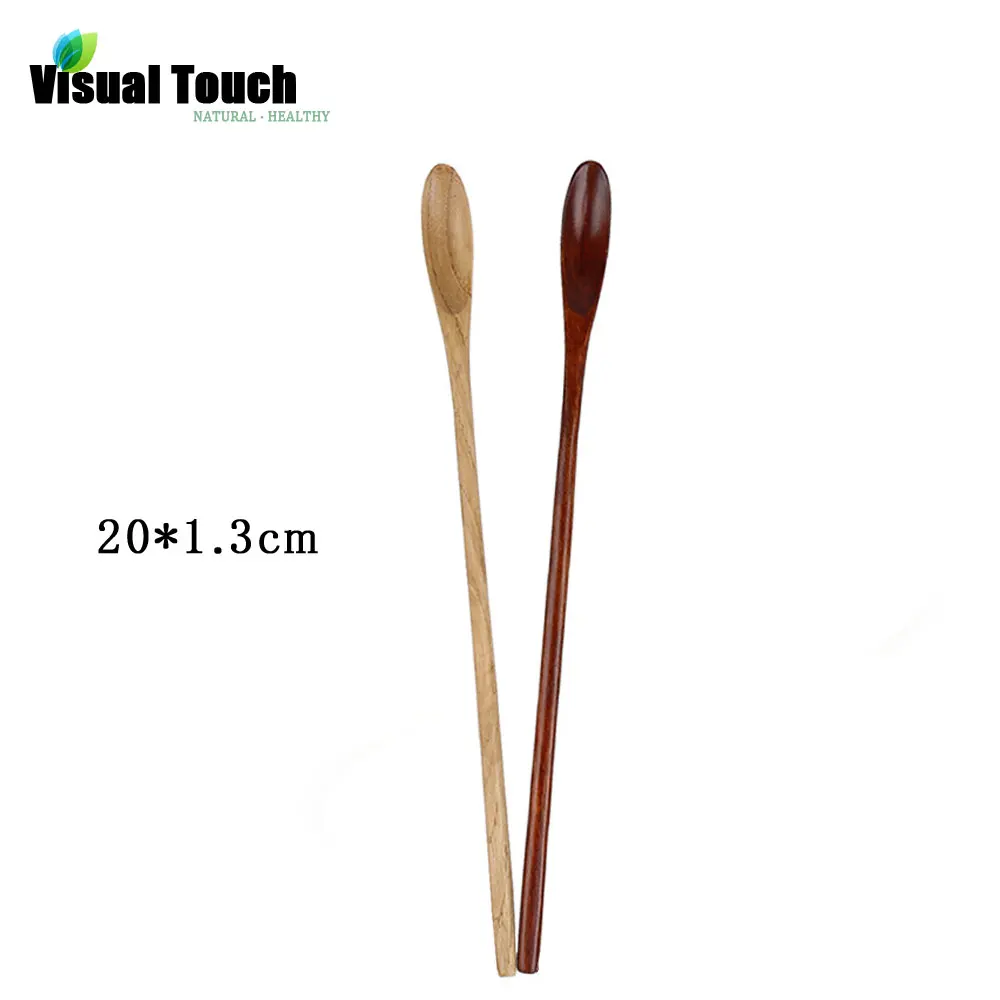 Визуальная деревянная медовая ложка для меда емкость с длинной ручкой мешалка