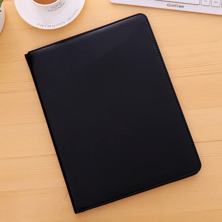 Черный Высокое качество PU кожаный буфер обмена большой A4 офисный Padfolio файлы бумажная доска для подписывания документов доска - Цвет: Черный