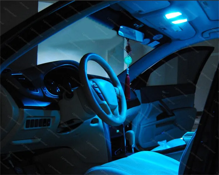 VANSSI 10 шт. W5W 168 2825 194 9SMD светодиодный лампы для салона автомобиля купольная карта Багажника Грузовой двери вежливое освещение лампы DC12V
