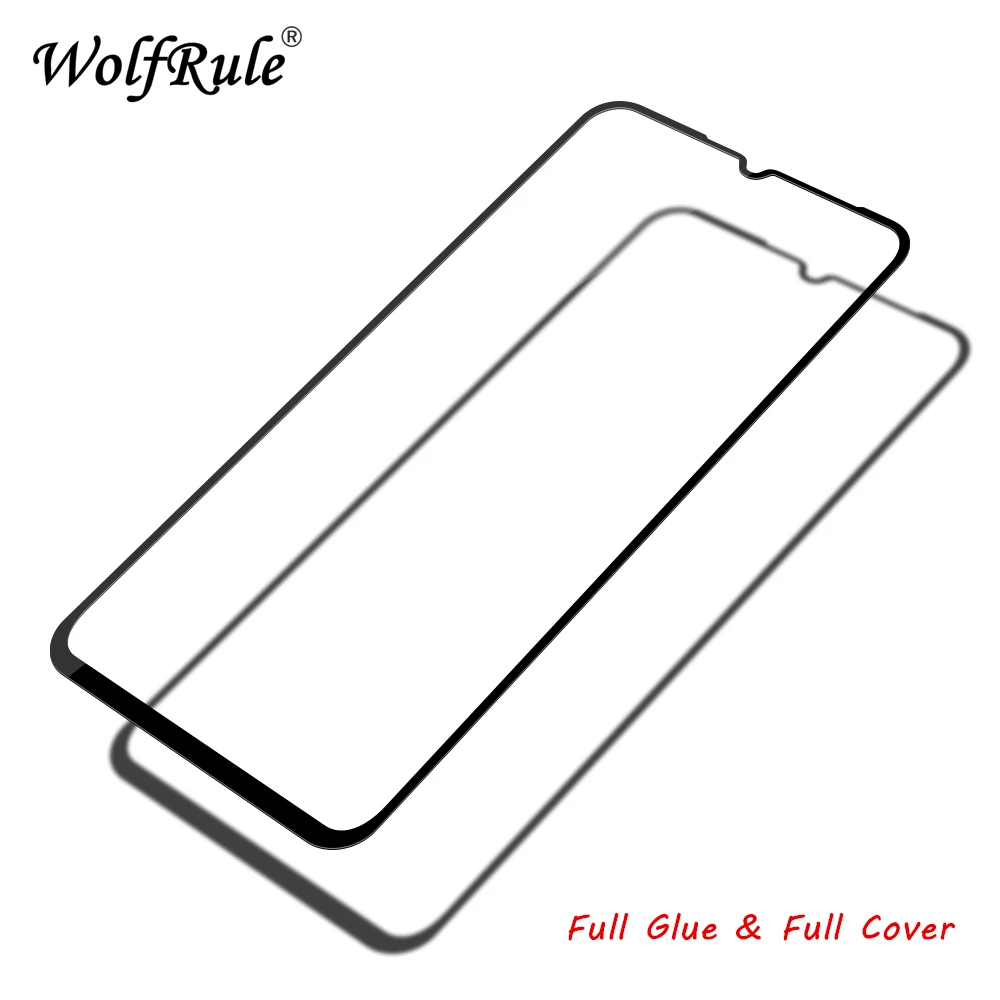 2 piezas de Protector de pantalla LCD Meizu Note 9 vidrio de pegamento completo para Meilan Note 9 vidrio templado de cubierta completa para Meizu Note 9 pel&iacute;cula de tel&eacute;fono ^-0