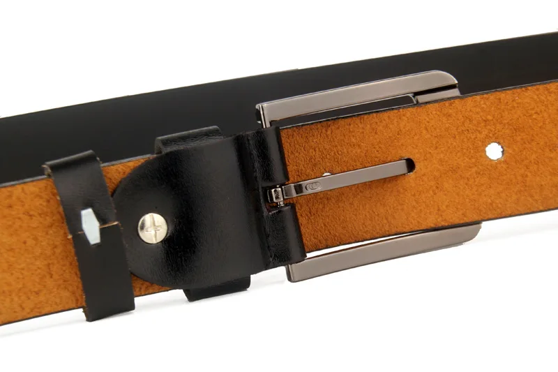 

2019 Men's belt 140-170cm size antique leather belt 44 46 48 50 54 58inch guy punk pin buckle belt male specialty casual fashion