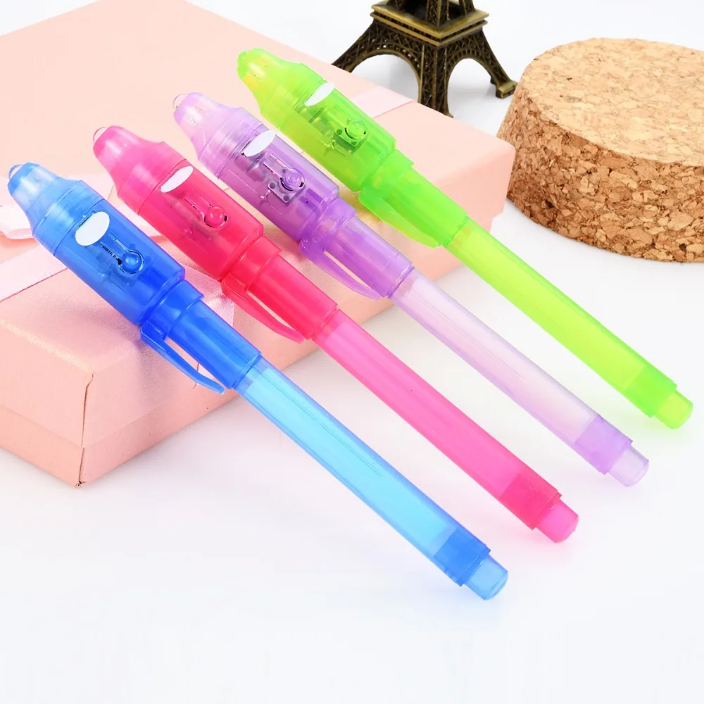 4 шт. волшебные шариковые ручки для проверки денег случайного цвета секретный