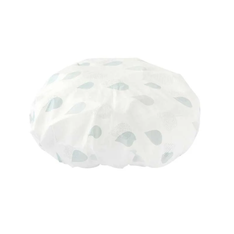 EVA Adult Waterproof Shower Cap Color Dotted Lady Bath Anti-Fume Hair Women Salon Bathroom Products  Дом и