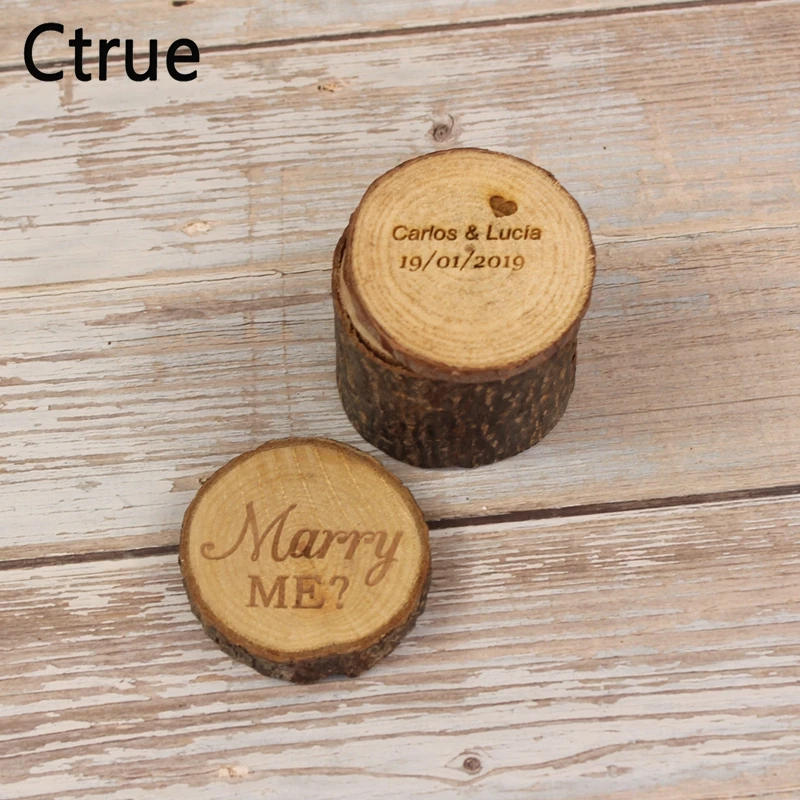 

Custom Ring Box wedding valentines wooden ring box Wood Anniversary Ring Box marry me heart Personalised Rustic pillow box