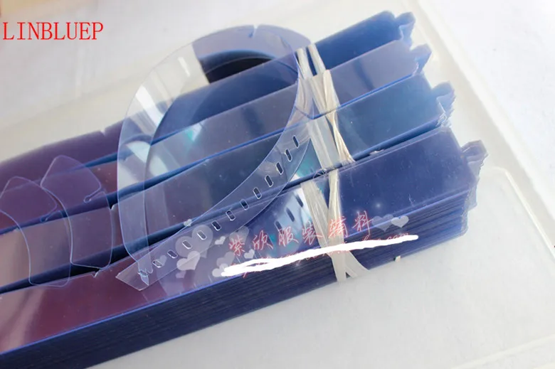 100 шт. элегантная высококачественная прозрачная опора для воротника из ПВХ и