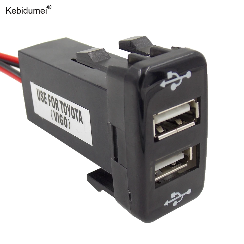 Автомобильное зарядное устройство sikeo с двумя USB портами 12 В ~ 24 до 5 В/2 1 а 2 0
