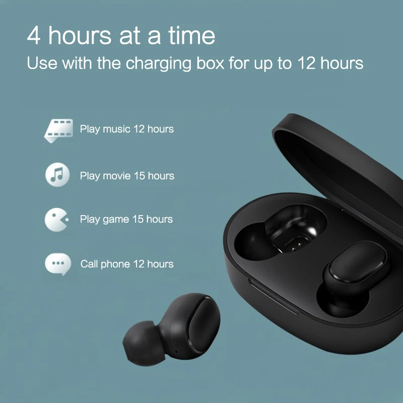 Xiao mi Red mi AirDots bluetooth наушники mi ni True mi Беспроводные Bluetooth 5,0 наушники DSP активные наушники с шумоподавлением