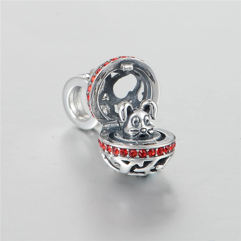 Великолепные браслеты из стерлингового серебра ювелирные изделия полое яйцо