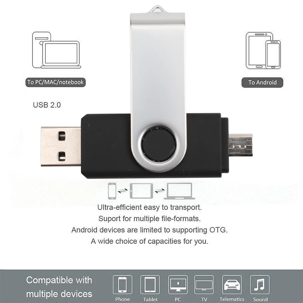 USB флеш накопитель 32 ГБ 2 0 USB2.0 Micro U диск Гб с крышками для компьютеров и Android
