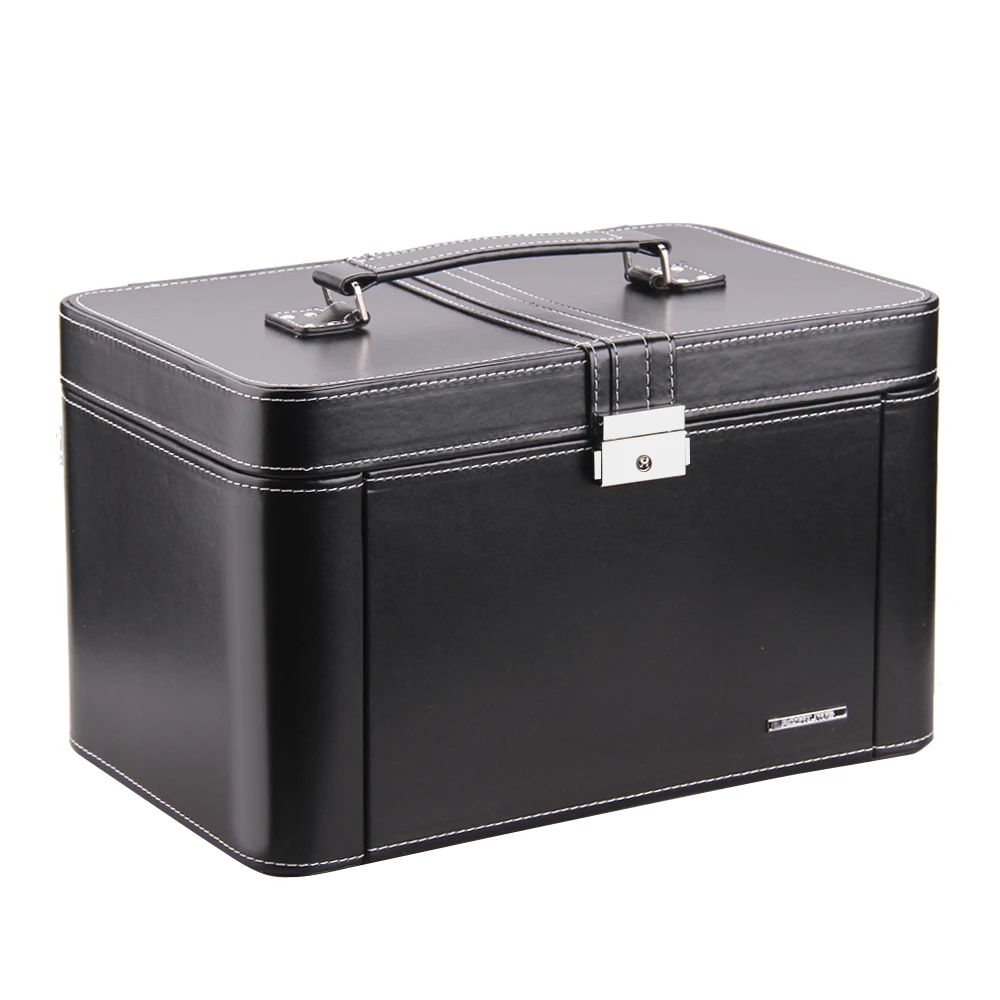 ROWLING большая шкатулка для ювелирных изделий Черная Шкатулка часов из