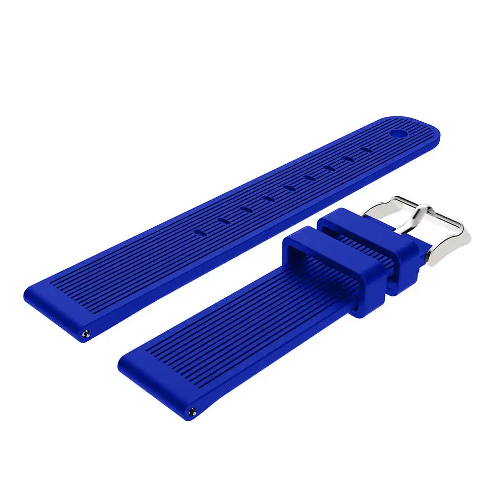 Royal blue Мягкий силиконовый ремешок для наручных часов для samsung Шестерни спортивный 20 мм Замена браслет на запястье для samsung Шестерни S2 классический легкий материал; модный дизайн; - Цвет ремешка: Royal blue