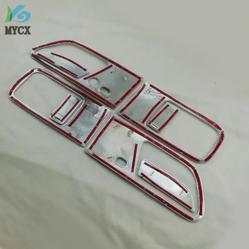 Для Nissan Elgrand E51 2002 2003 2004 2005 2006-2010 8 шт. ABS хромированные дверные ручки чаши накладки