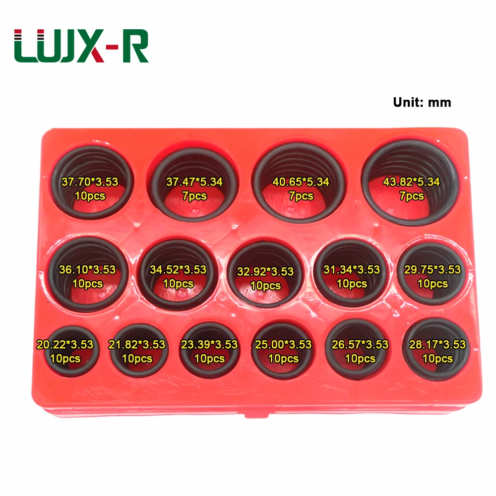 LUJX-R 30 Размер 347 шт резиновое уплотнительное кольцо набор Метрическая шайба