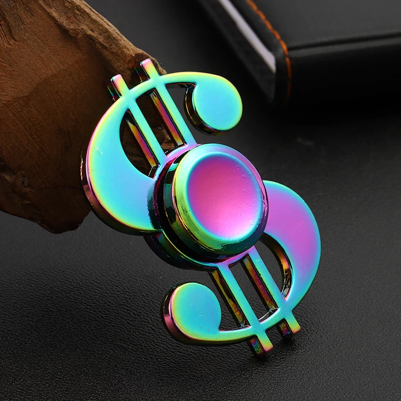 Symphony Dollar Fidget Spinner цветной Вращающийся декомпрессионный отпечаток пальца