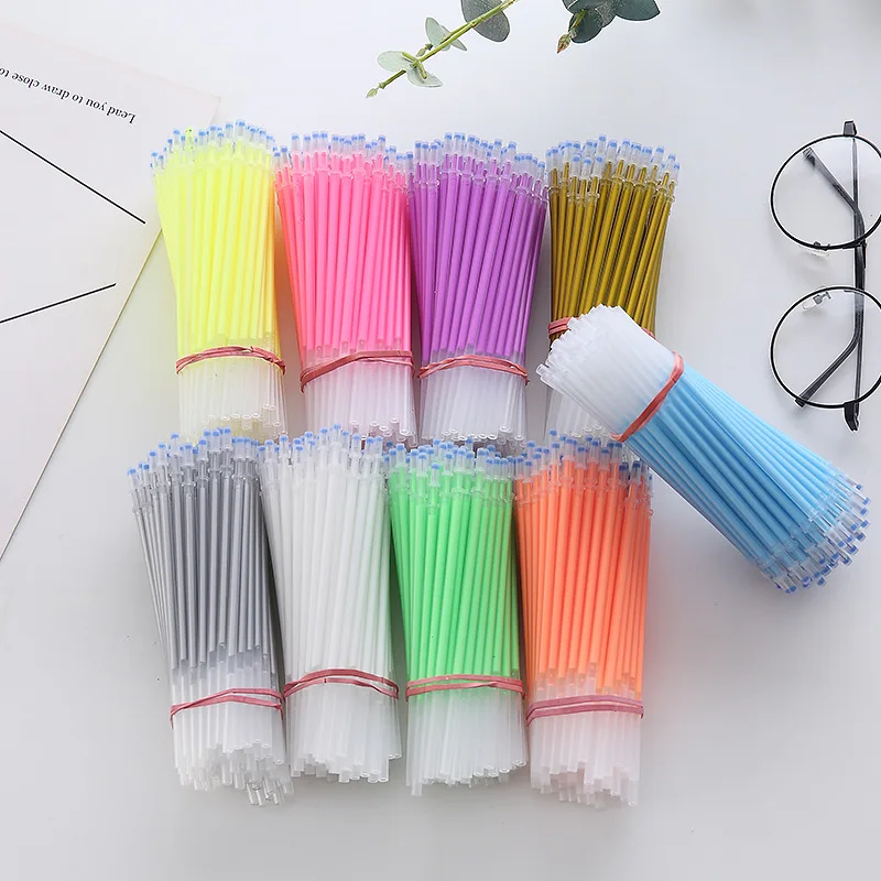 10pc Party Festival Fluorescent DIY Decorations Gel Pen Refills Multi-color Colorful Painting Drawing for Student School Child | Дом и сад