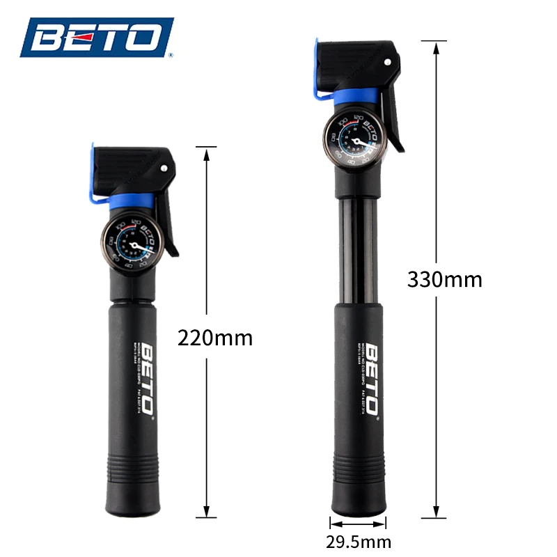Beto велосипедный насос 120psi большого калибра дорожный горный велосипедные насосы