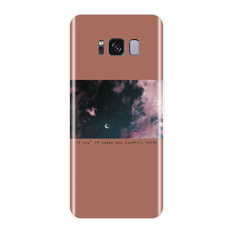 Мягкий силиконовый чехол для телефона Samsung Galaxy S8 S9 Plus S5 S6 S7 Edge задняя крышка с