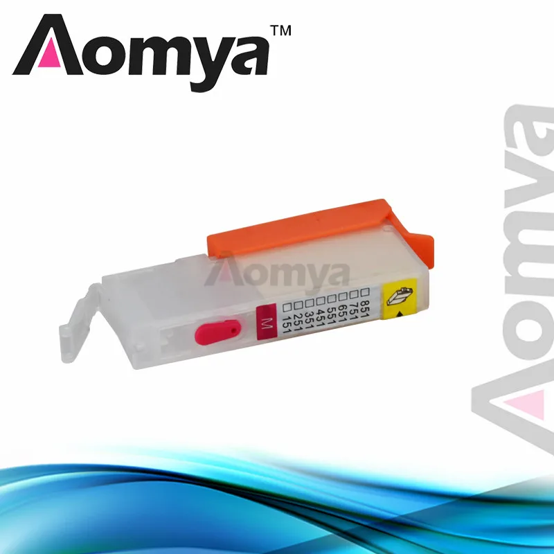 Пустой многоразовый чернильный картридж для принтера Canon PIXMA MG5450/PIXMA iP7250/PIXMA MG6350 с