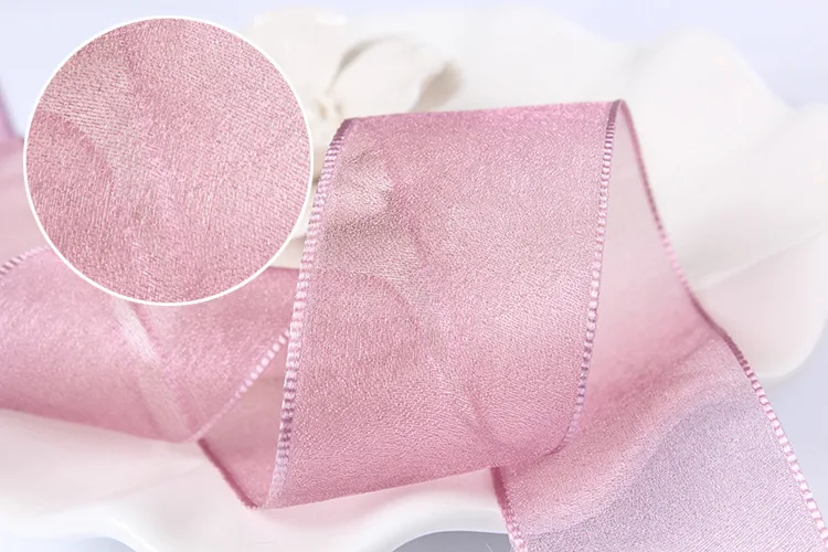 10 м/лот Снежная пряжа атласные ленты DIY искусственный шелк розы товары для рукоделия Корсажная Лента Скрапбукинг материал органза