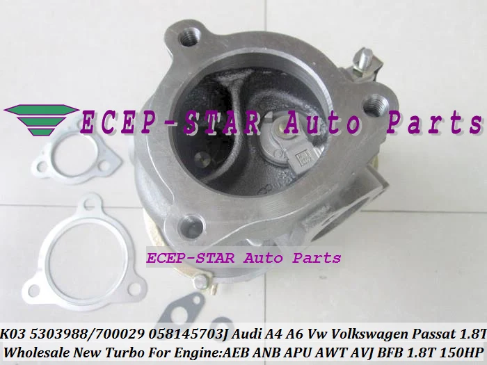 K03 25 53039880025 53039700025 058145703K турбо для Audi A4 A6 VOLKSWAGEN VW Passat 1 8 T AEB ANB APU AWT AVJ BFB 1.8L 150HP |