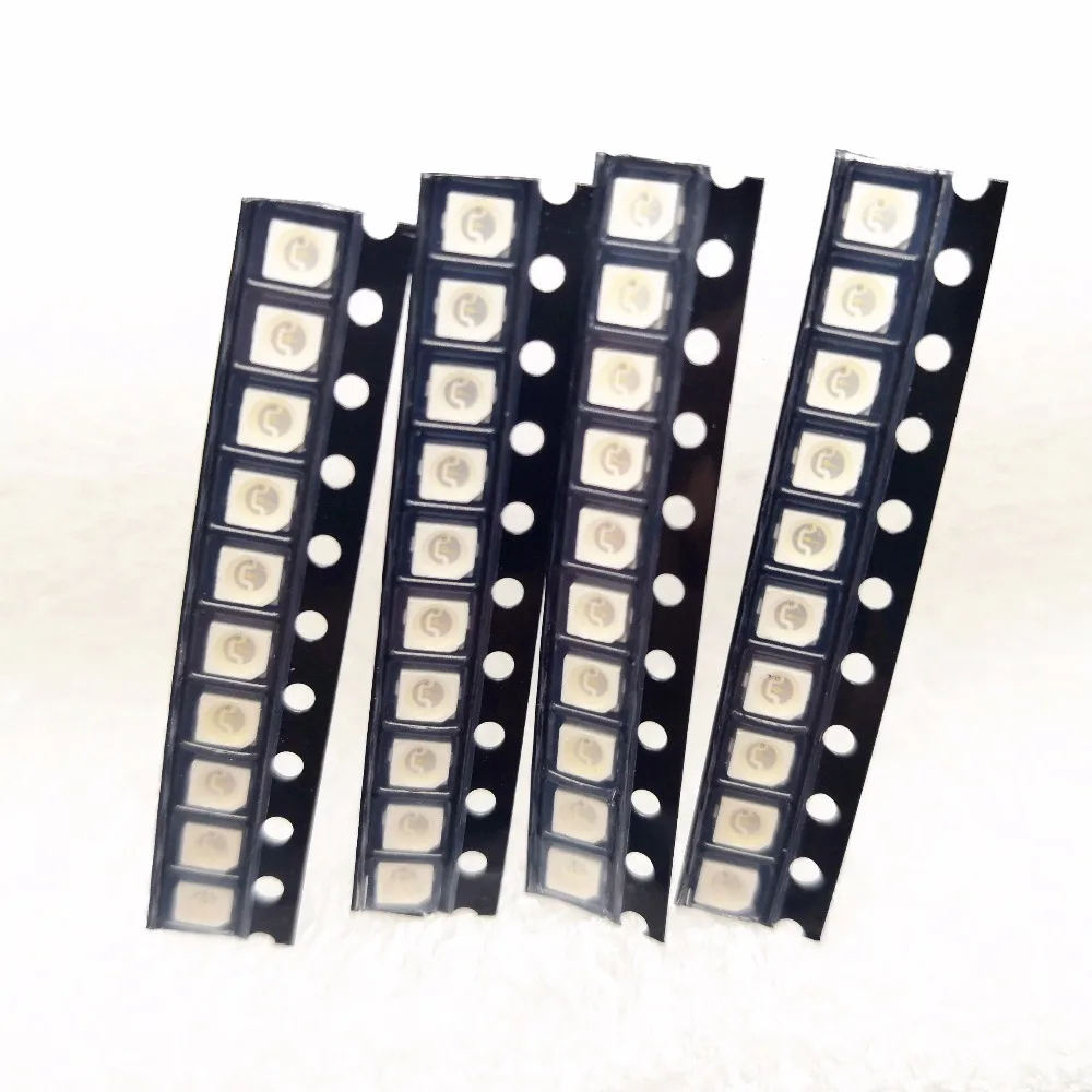 100 шт. супер яркий 3528 1210 SMD светодиодный красный зеленый синий желтый белый теплый белый светодиодный Диод 3,5*2,8*1,9 мм