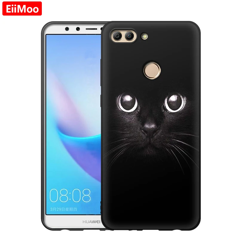 Чехол EiiMoo для телефона Huawei Honor 9n силиконовый чехол с милым мультяшным рисунком