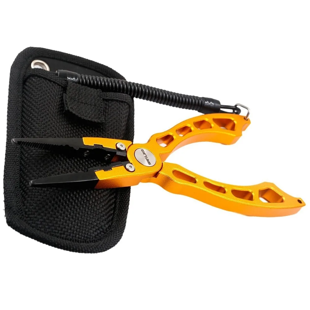 SANLIKE New Fishing Tackle Aluminum Alloy Pliers Split Ring Cutters Holder Tool For Saltwater Wholesale | Спорт и развлечения