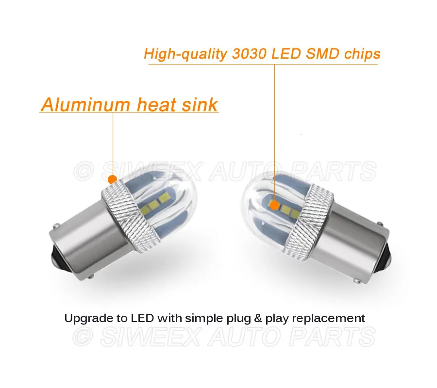 1 шт. Лидер продаж 1156 3030 6 SMD Led Автомобильные светодиодные лампы движения