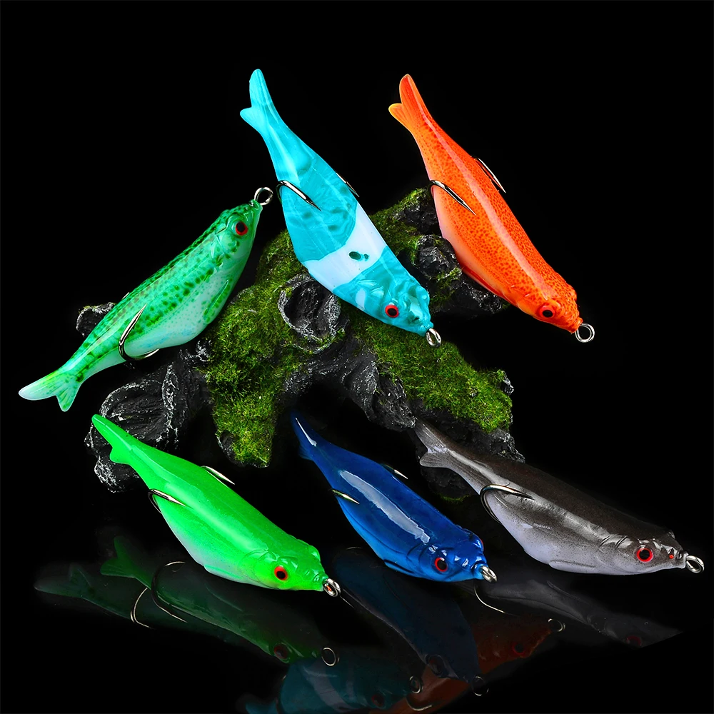 Силиконовая приманка Proberos 3D Eyes 6 шт. 10 см 3 94 дюйма двойной крючок белый мягкий 14 0 49