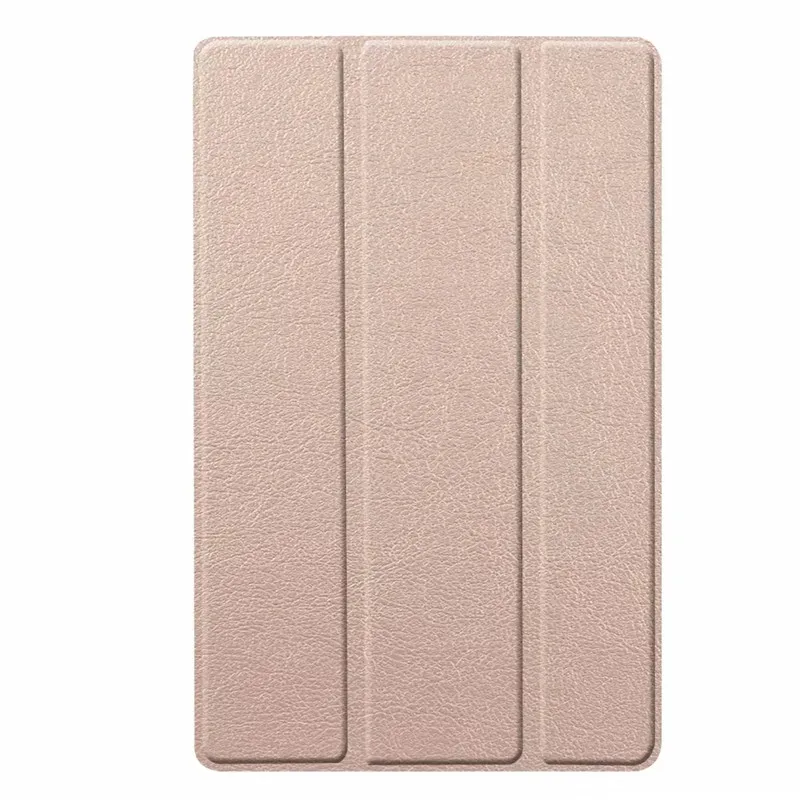 Gold Ультратонкий чехол для samsung Galaxy Tab A 10,1 SM-T510 SM-T515 T510 T515, умный чехол-книжка из искусственной кожи, чехол для планшета+ пленка+ ручка - Цвет: Gold