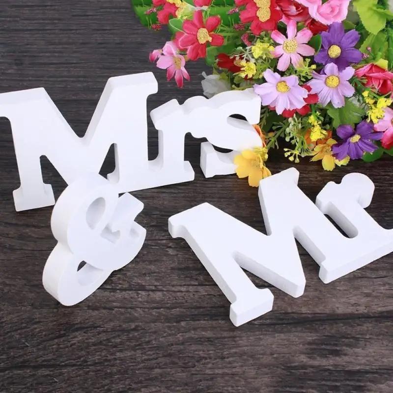Надпись Mr & Mrs надпись LOVE деревянные буквы для свадьбы|Украшения своими руками