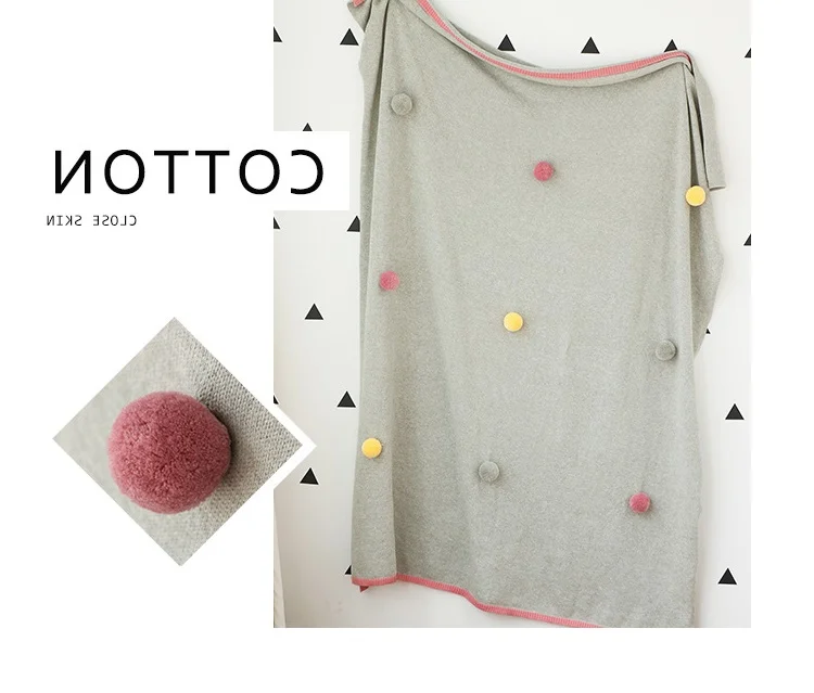 Креативные европейские Вязаные пледы покрывала для дивана вязаные Бальные