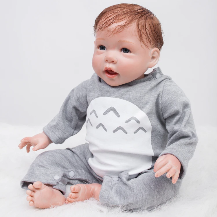 Кукла реборн силиконовая мягкое тело 20 дюймов кукла-младенец подарок для