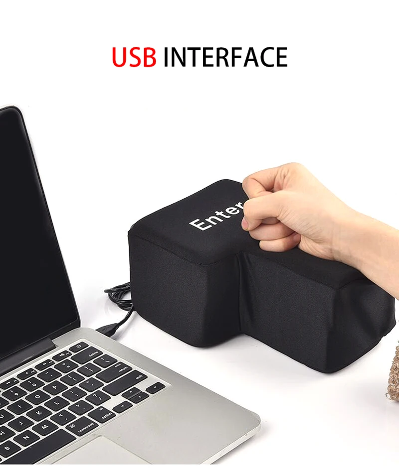 Медленно поднимающийся большой USB вход ключ антистресс Кнопка Подушка USB суперразмерный Небьющийся офис Домашний компьютер ноутбук Новинка вентиляционные игрушки