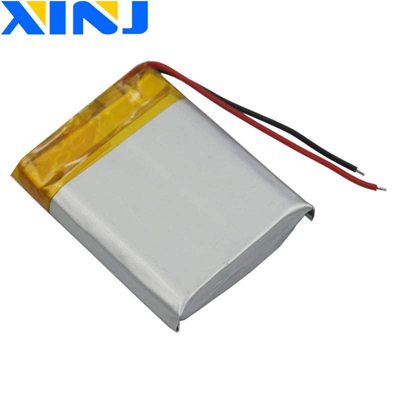 XINJ 5 шт. 3 7 в 330 мАч литий полимерный аккумулятор lipo cell 502530 для mp3 bluetooth наушники
