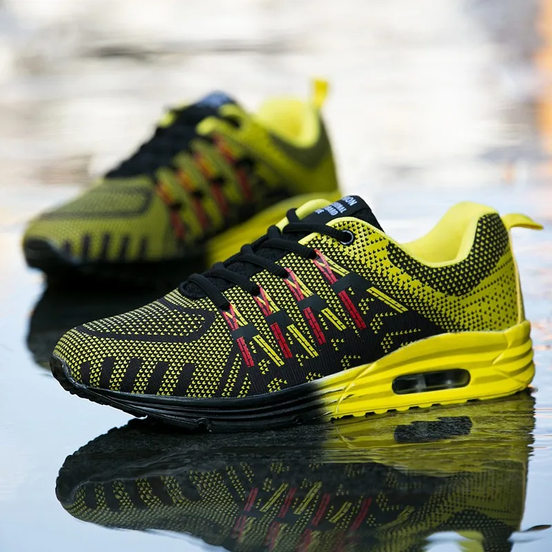 KIEEUN 2018 air flyknit max мужская спортивная обувь для бега пара дышащая мягкая легкая